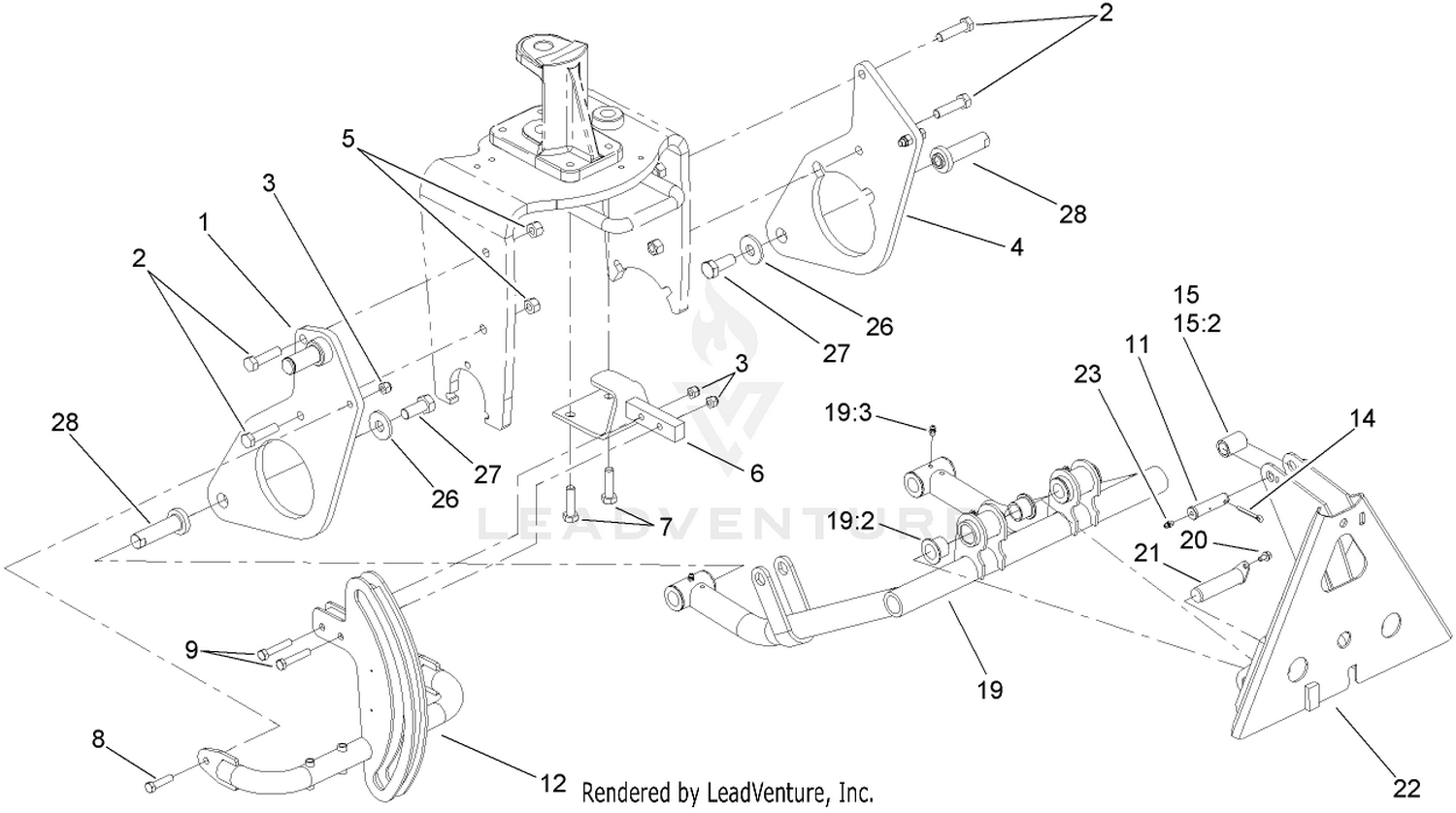 Front Lift Frame Assembly