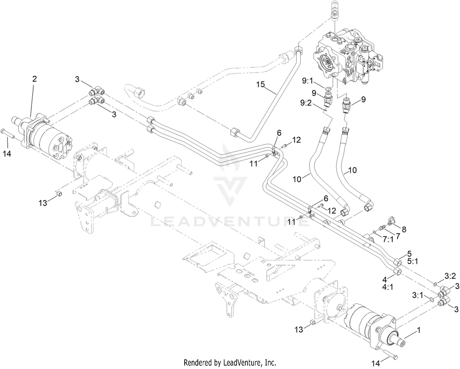Traction Hydraulic Assembly