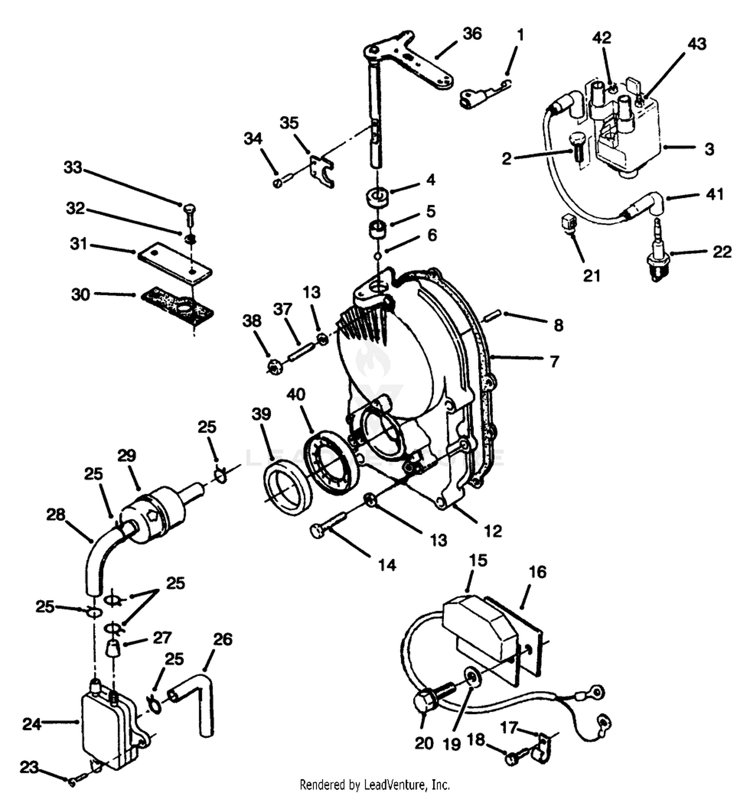 Ignition Control-Onan P220g Type I/10808d