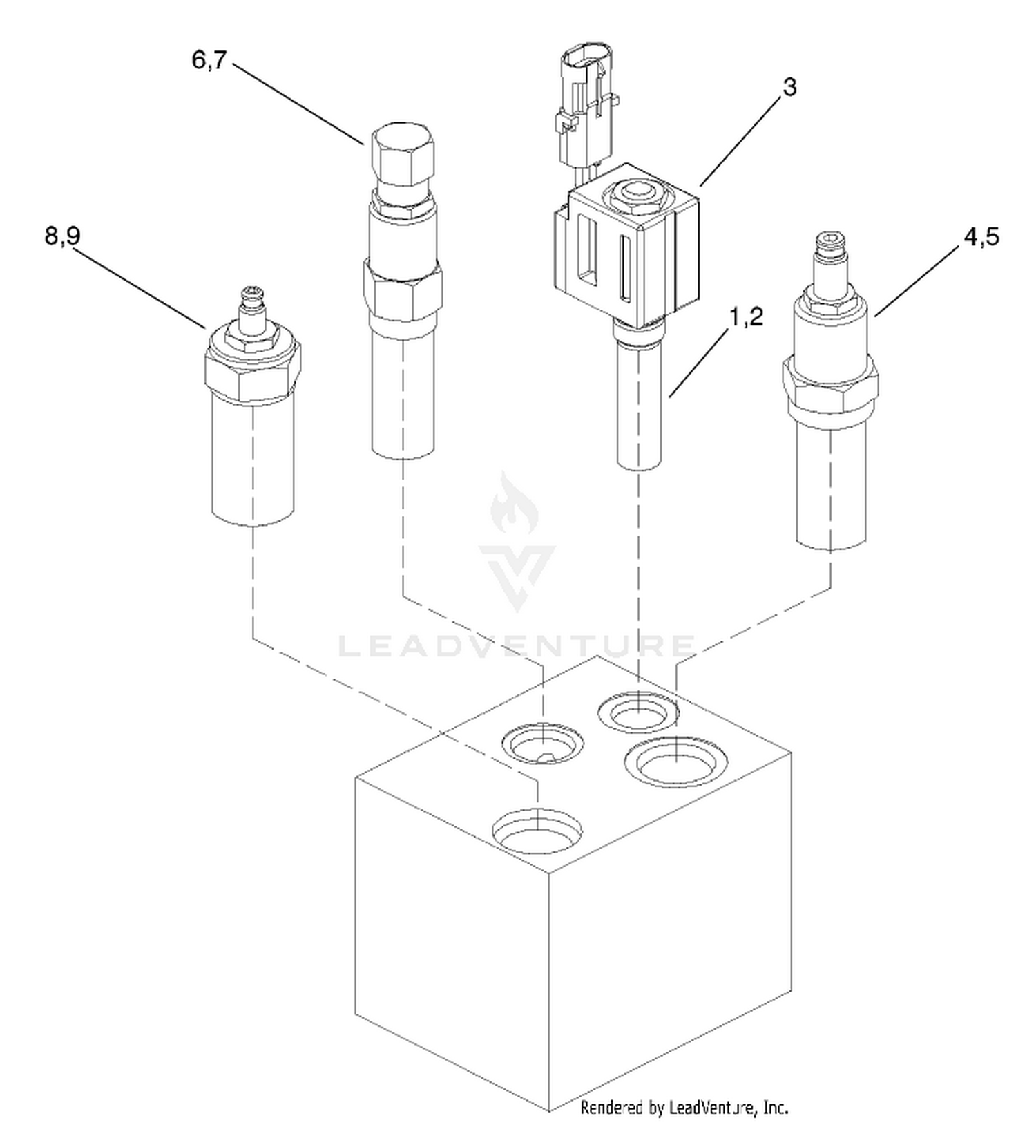Manifold Block Assembly No. 100-4826