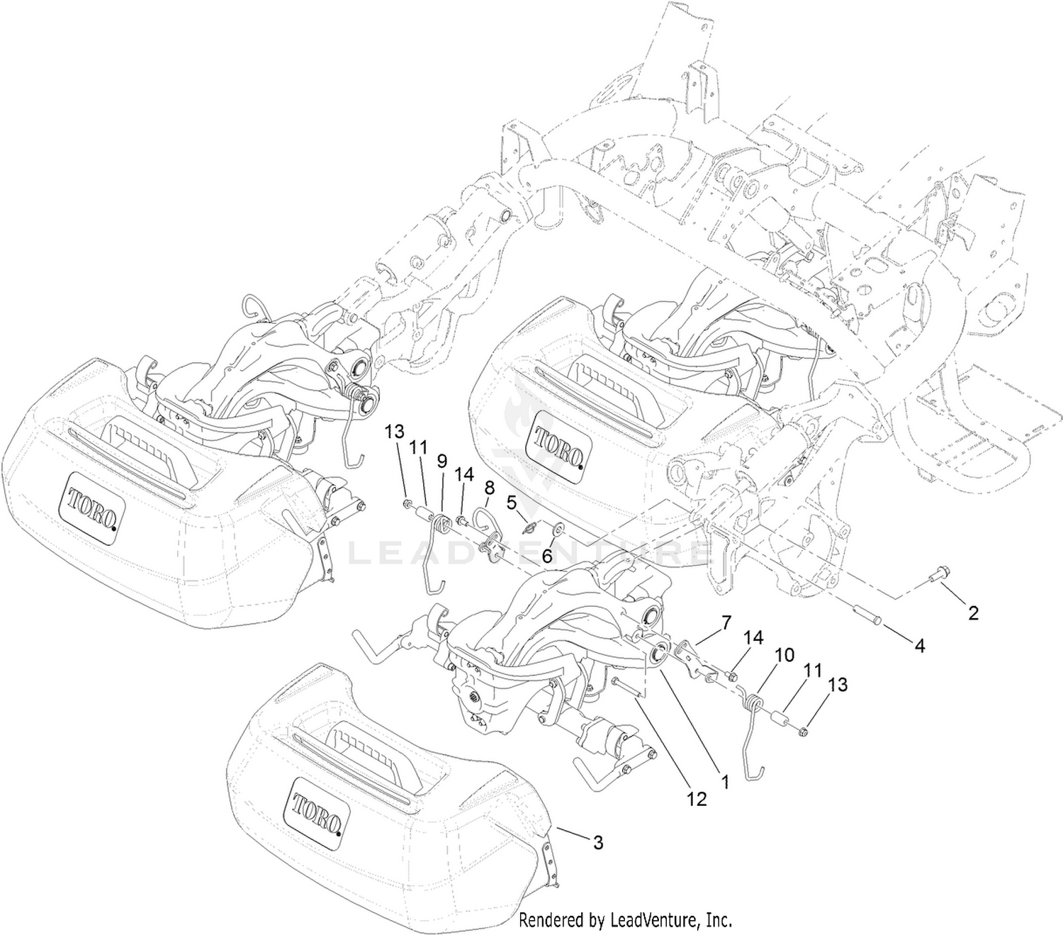 Suspension and Basket Assembly