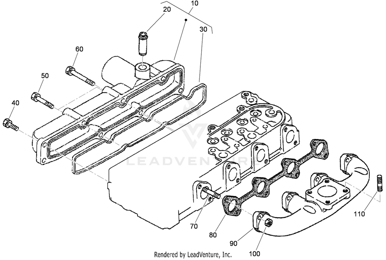 Intake and Exhaust Manifold Assembly