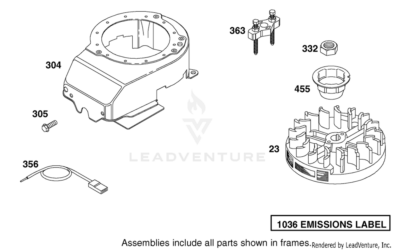 Engine Briggs  Stratton Model 12h802-1776-B1 7