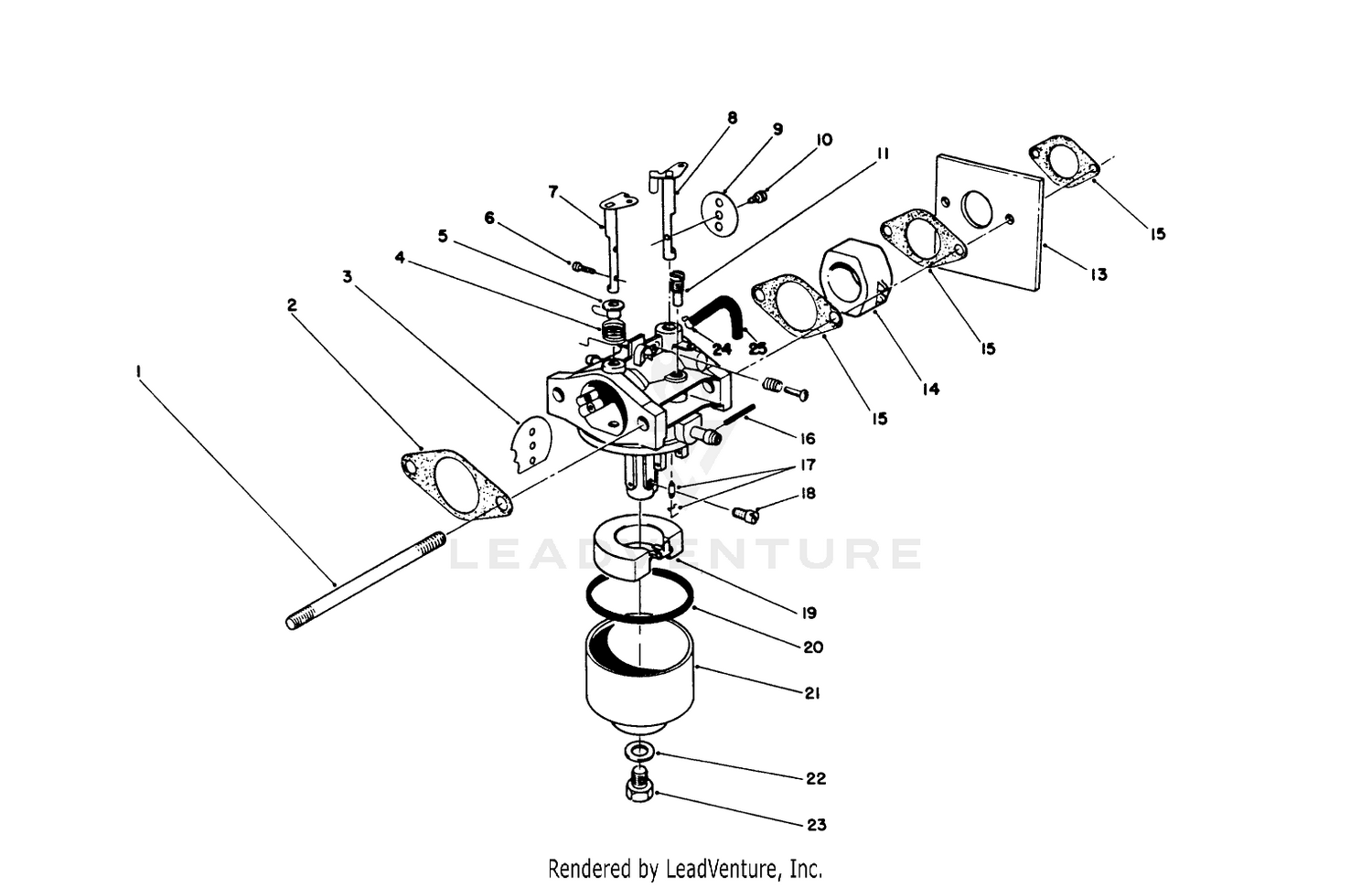 Carburetor Assembly (engine No. 47pk9-2)