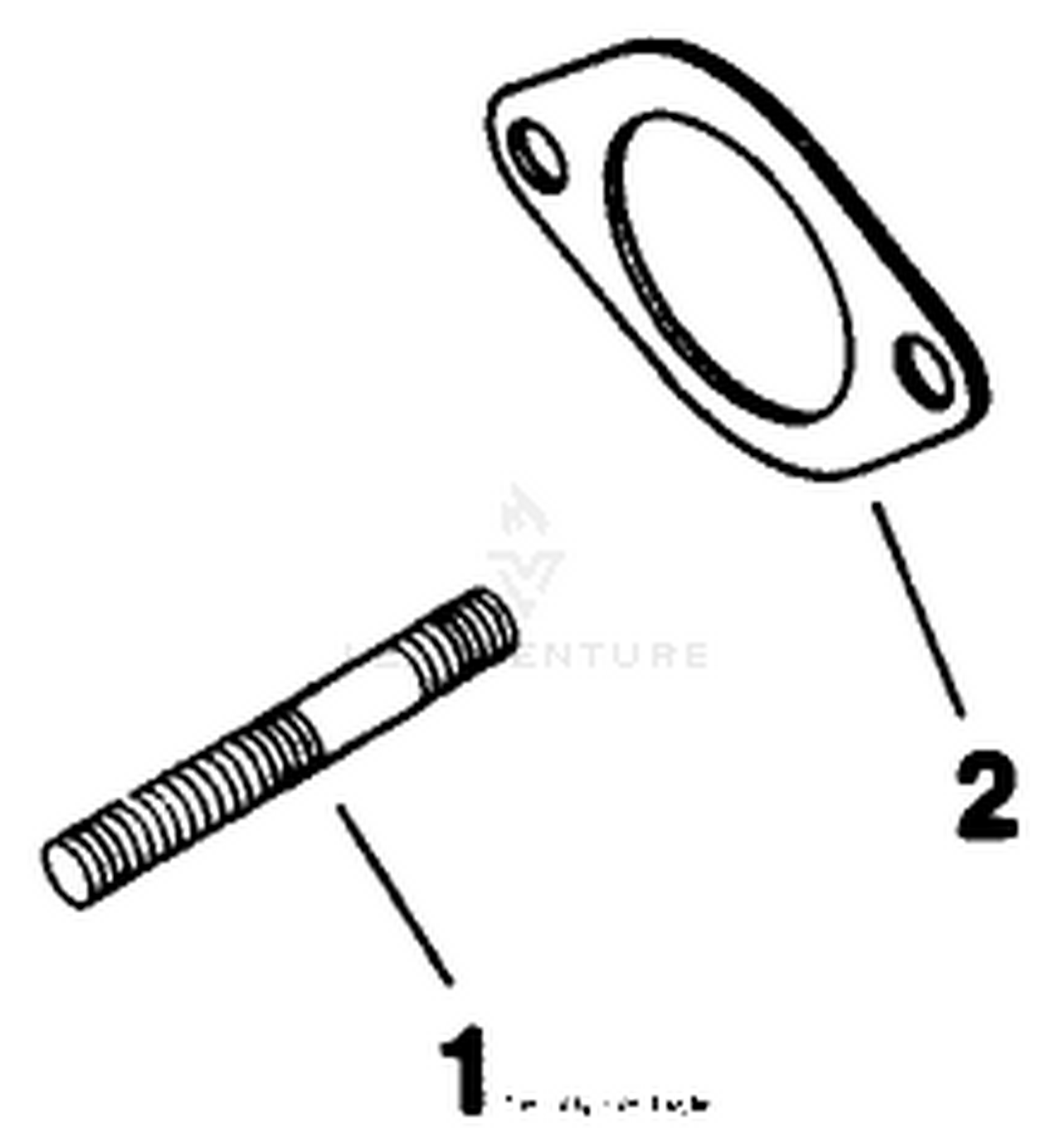 Exhaust-Engine Assembly-Kohler Model No. M16s-711533