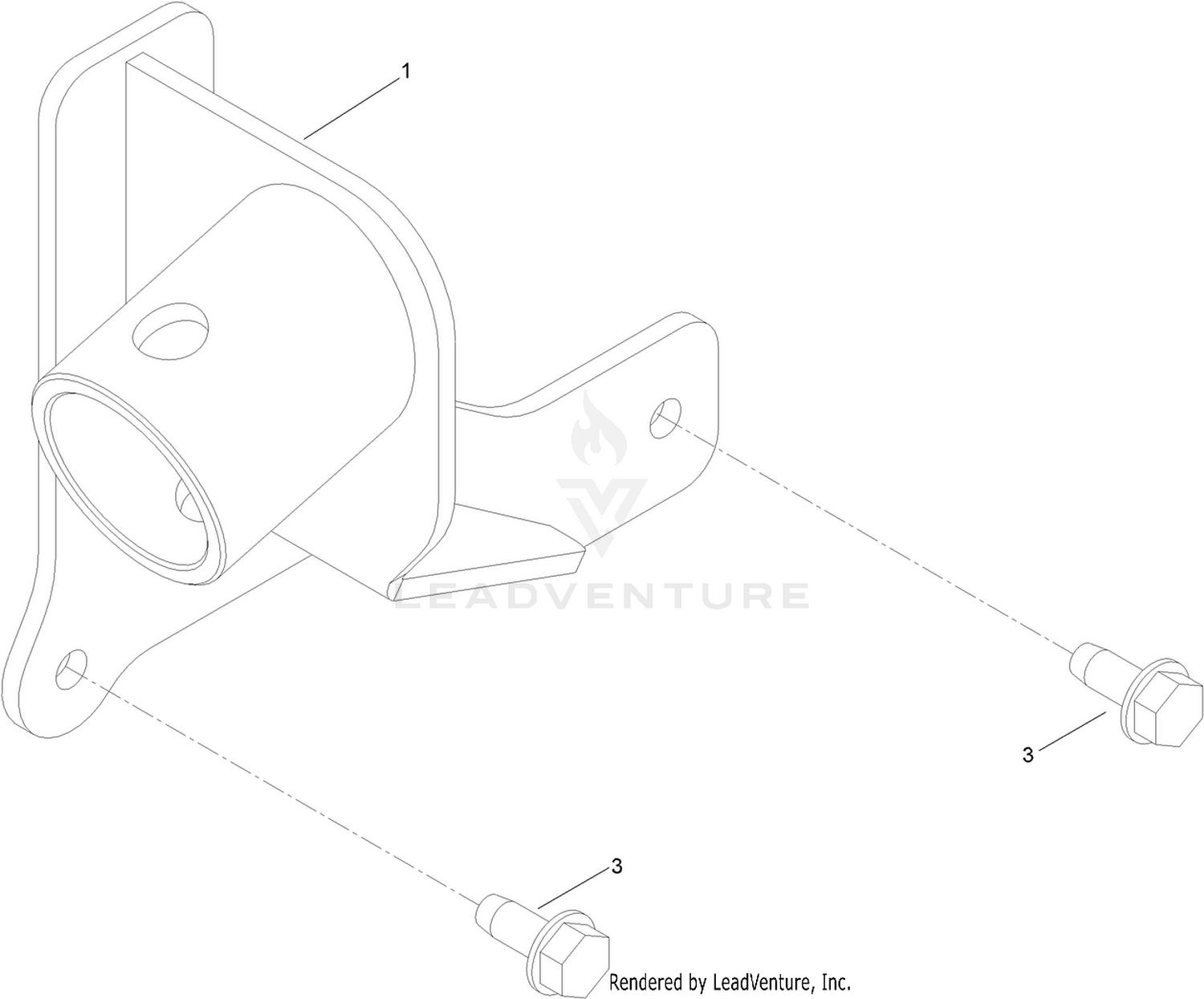 Jack Mount Assembly  No. 140-2711