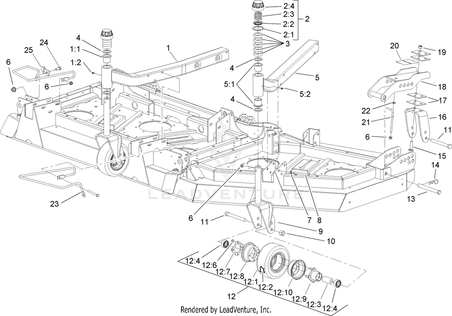 Castor Fork Assembly
