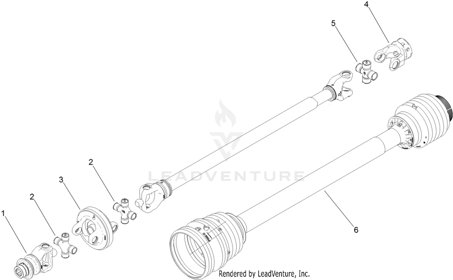 Main Driveshaft No. 138-9039