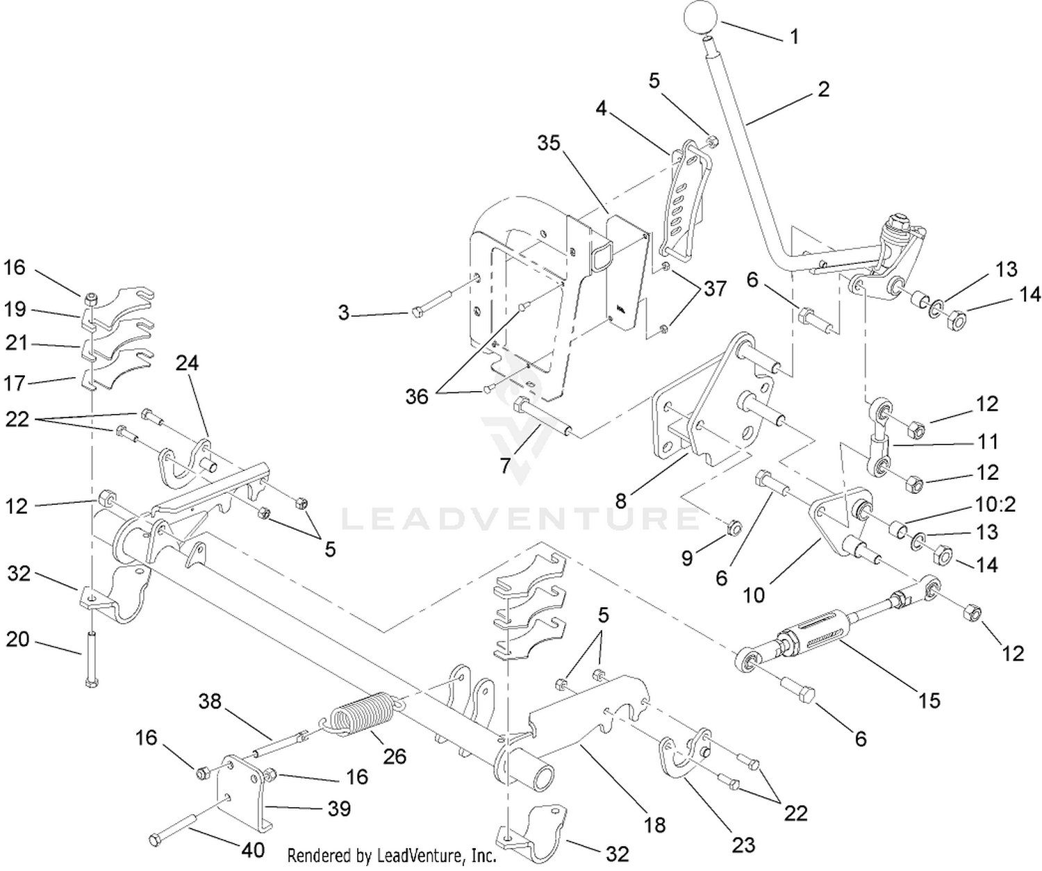 Midmount Toolbar Assembly
