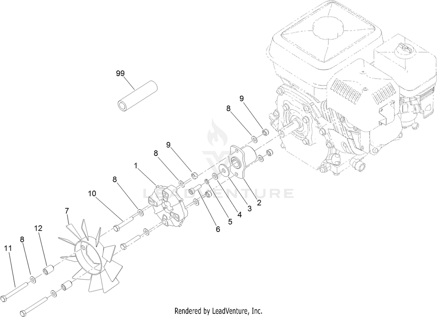 Coupler and Fan Assembly