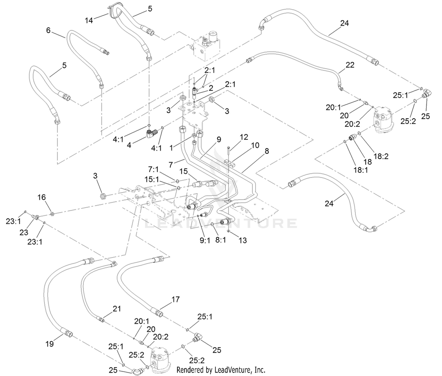 Mow Hydraulic Assembly