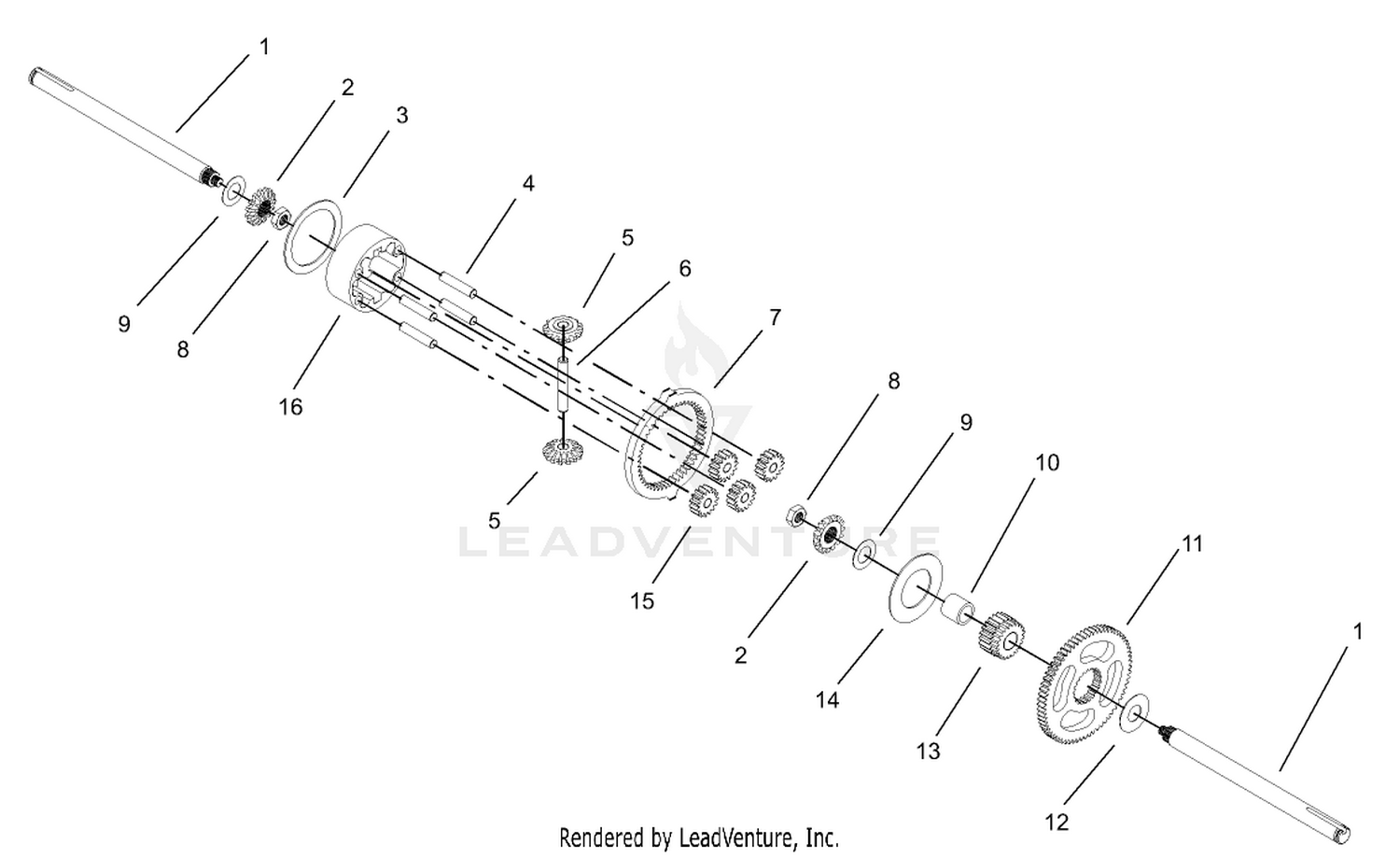 Differential Gear Assembly