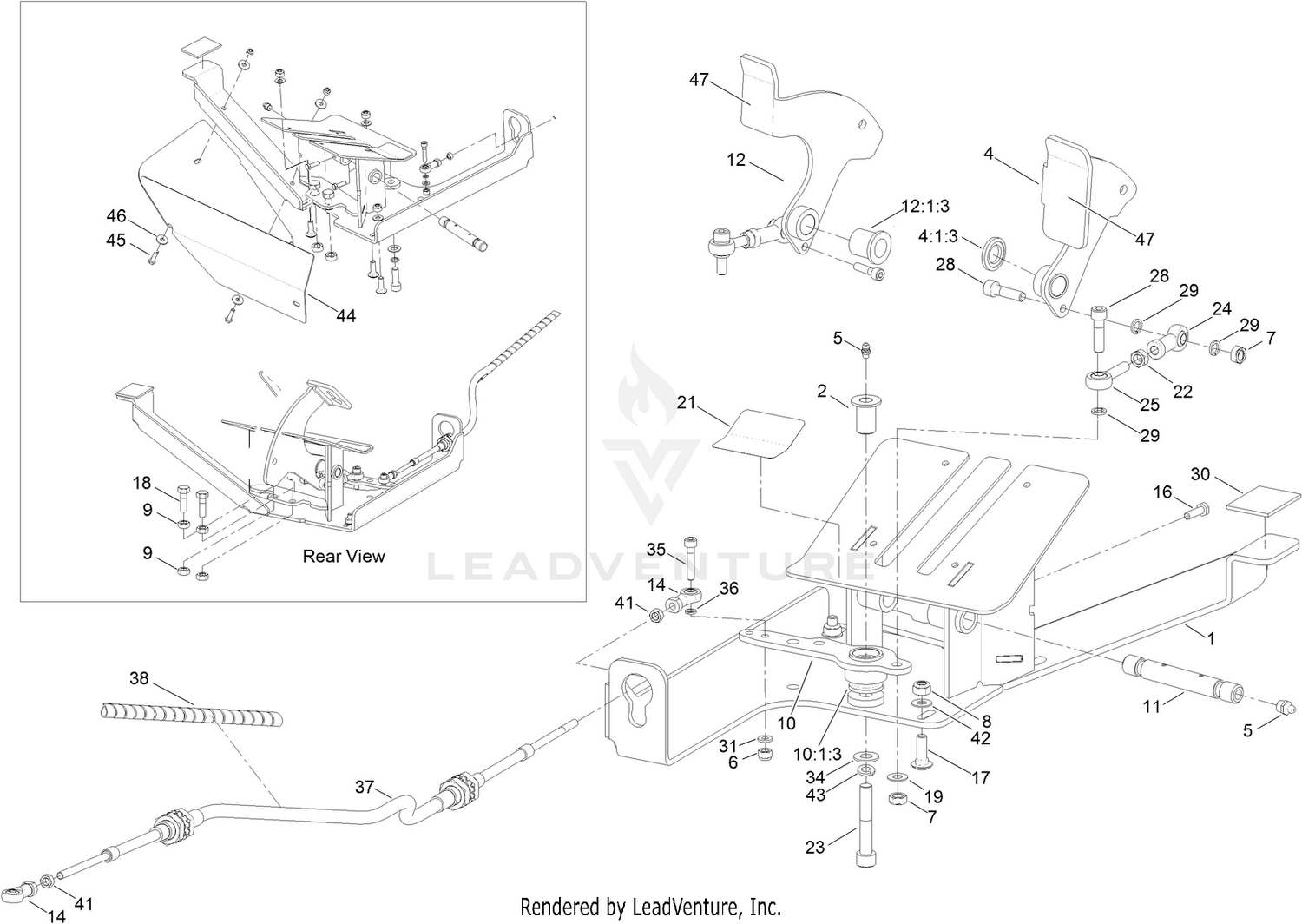 Pedal Control Assembly