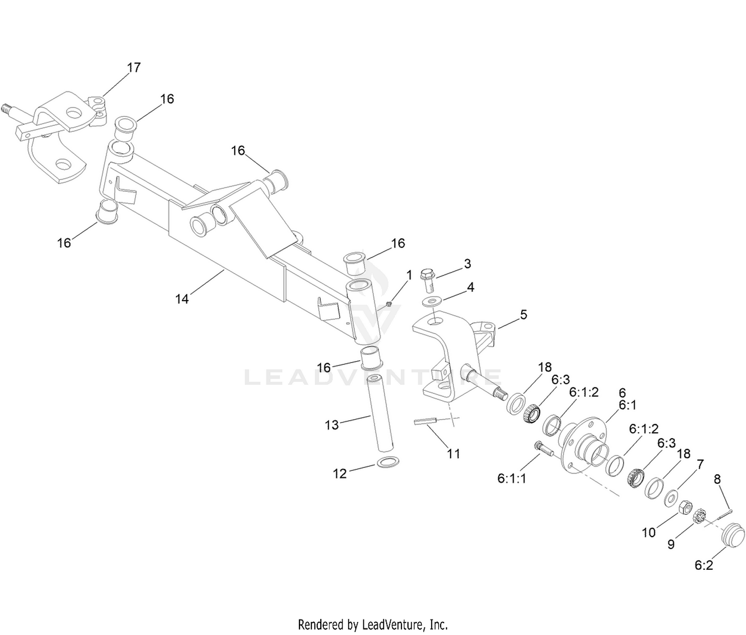 Axle Assembly (only on: 30301TC)