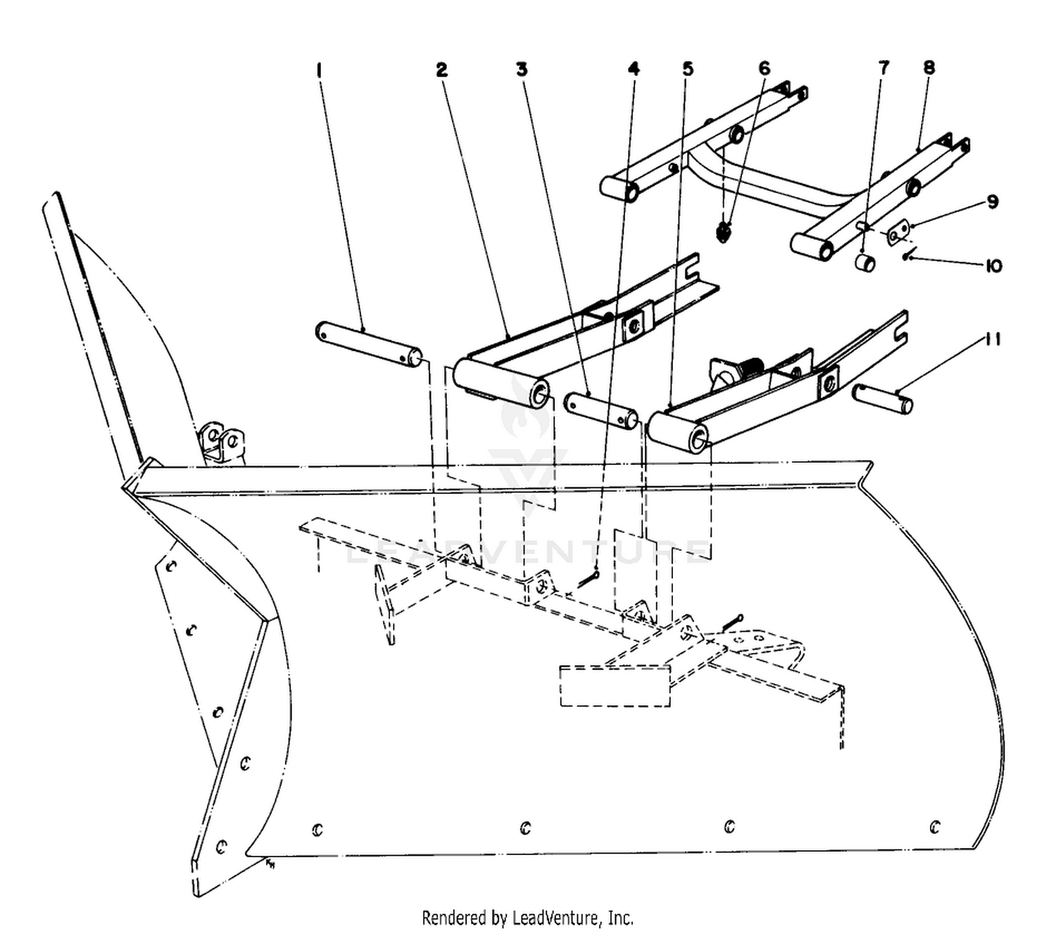 V-Plow Installation Kit Model No. 30755 (optional)