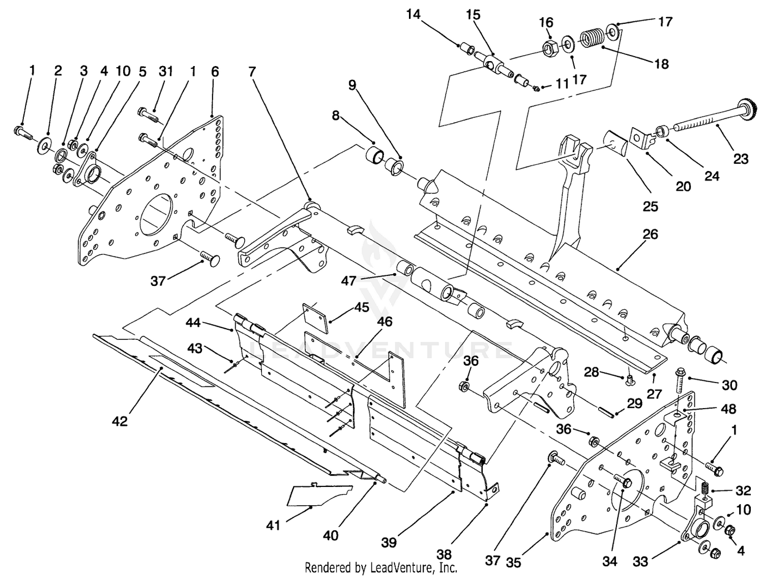 Frame  Bedbar Assembly
