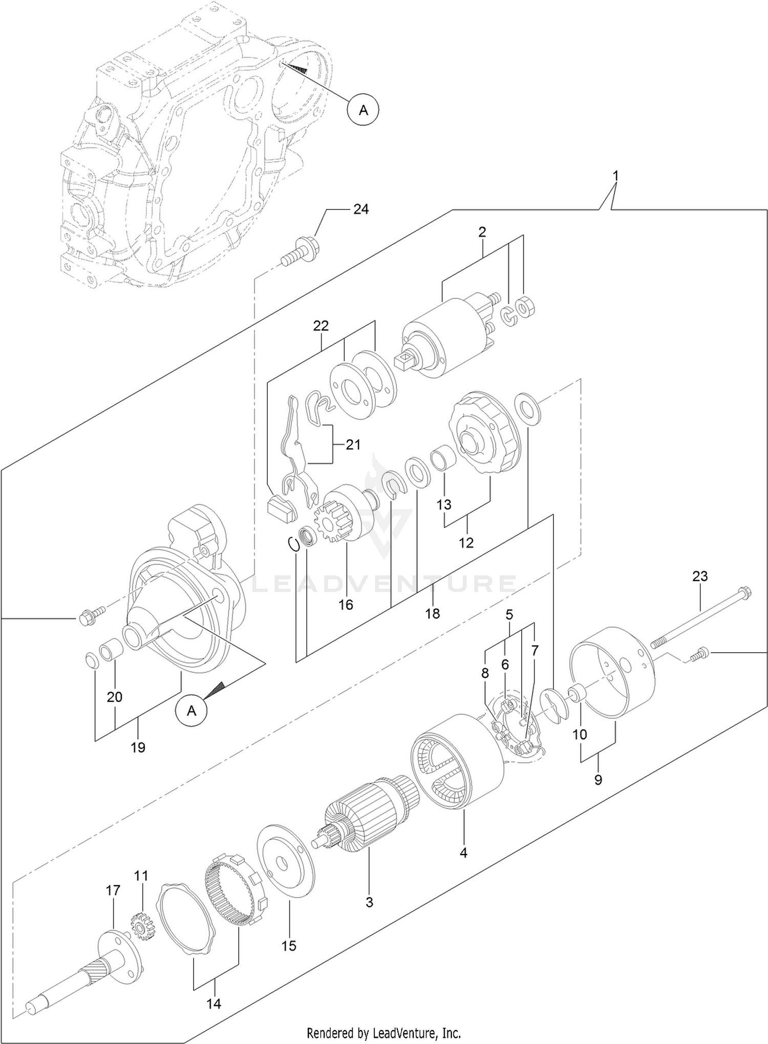 Starting Motor Assembly