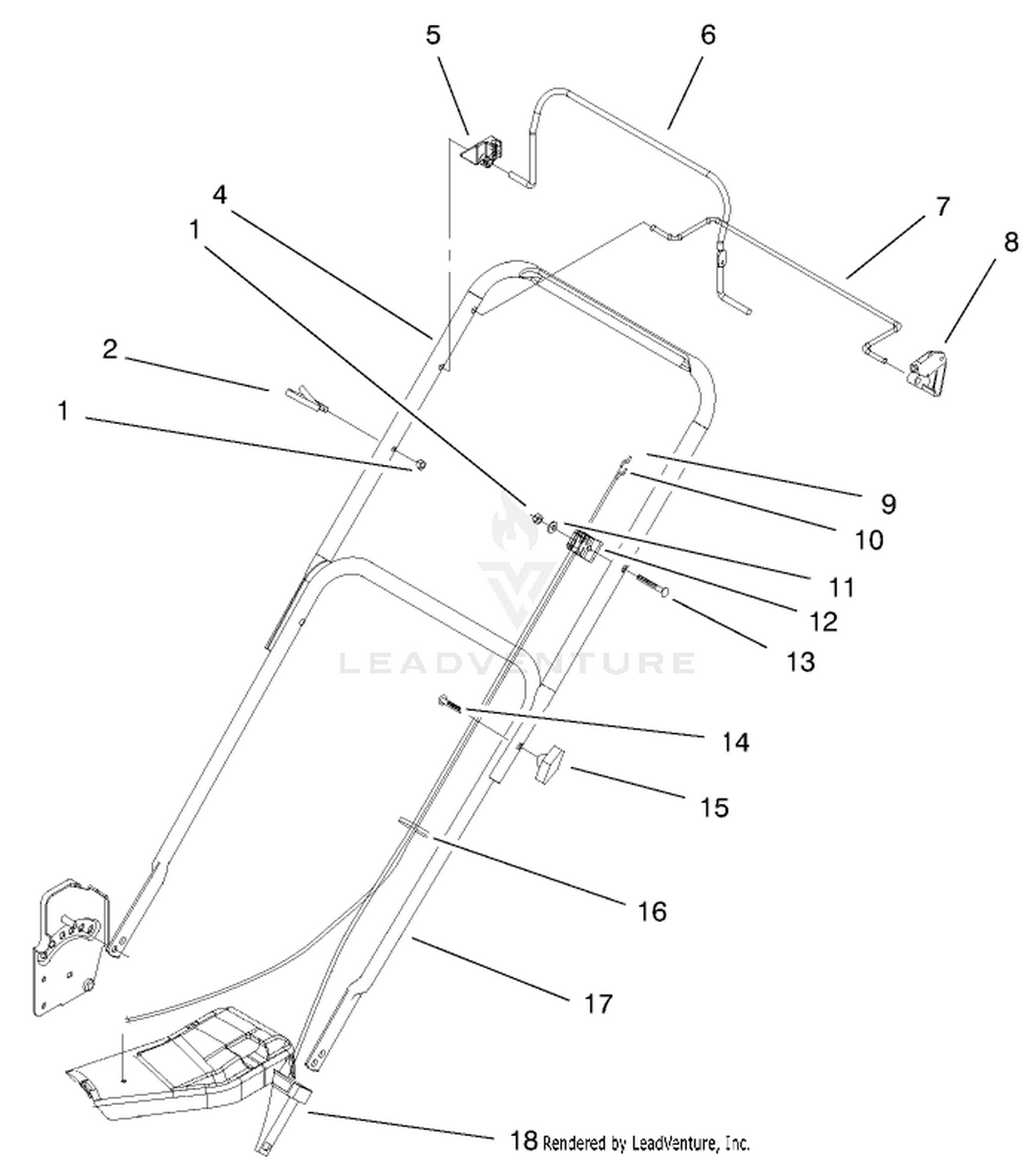 Handle  Controls Assembly