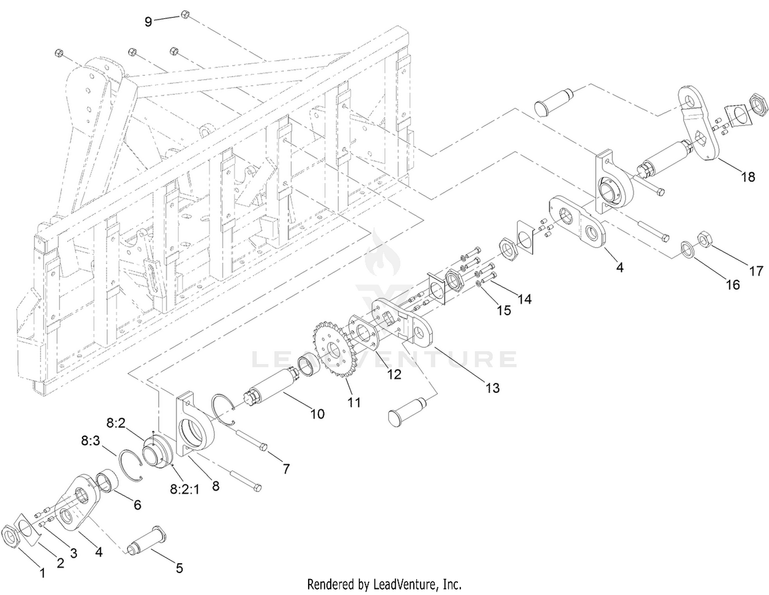 RH Crankshaft Assembly
