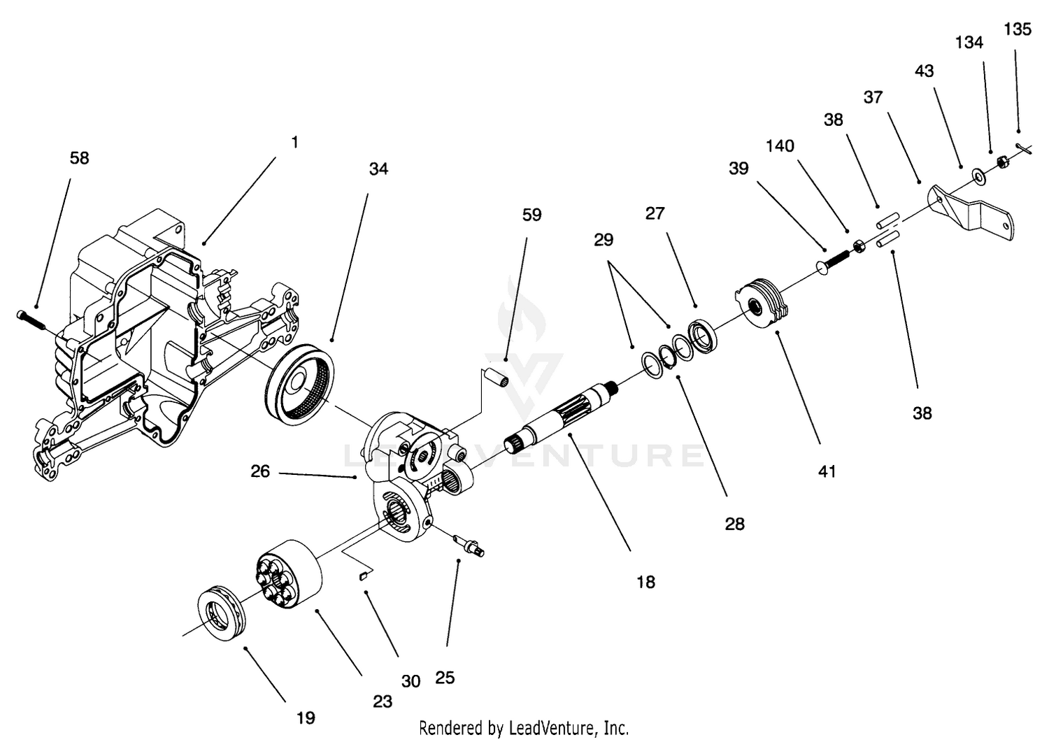 Hydro Transaxle Assembly (continued) 2