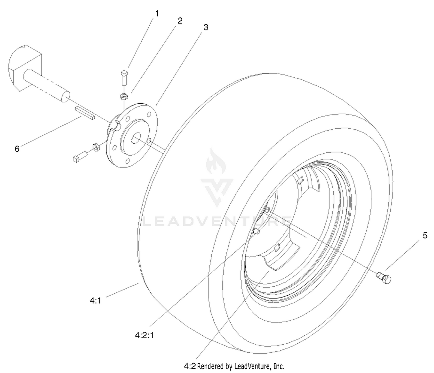 Rear Wheel Assembly