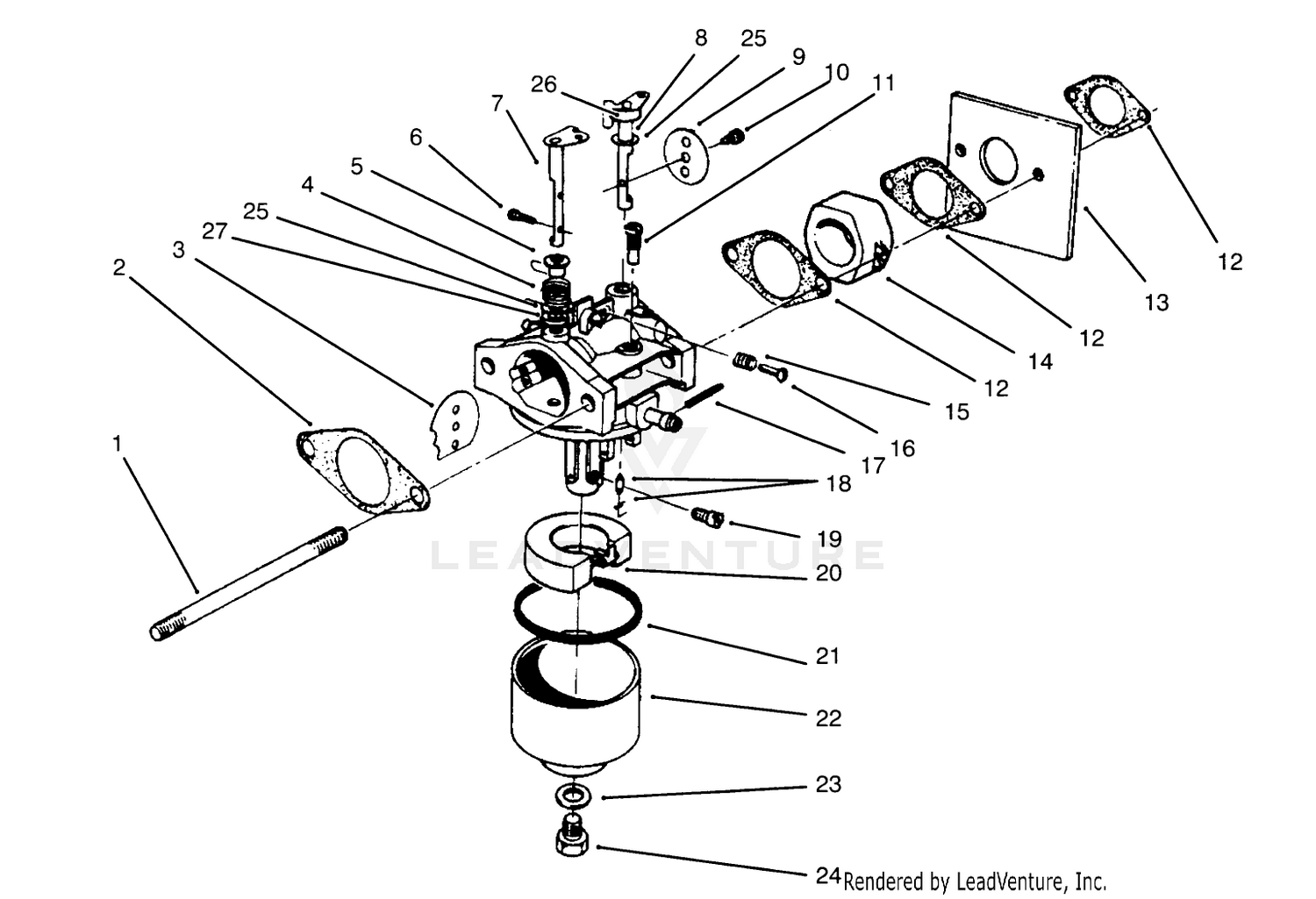 Carburetor Assembly (model No. 47pr4-7)