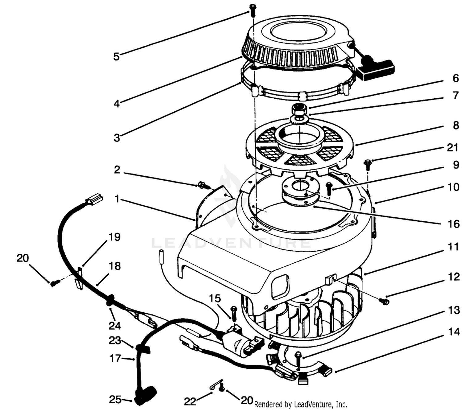 Recoil  Flywheel Assembly