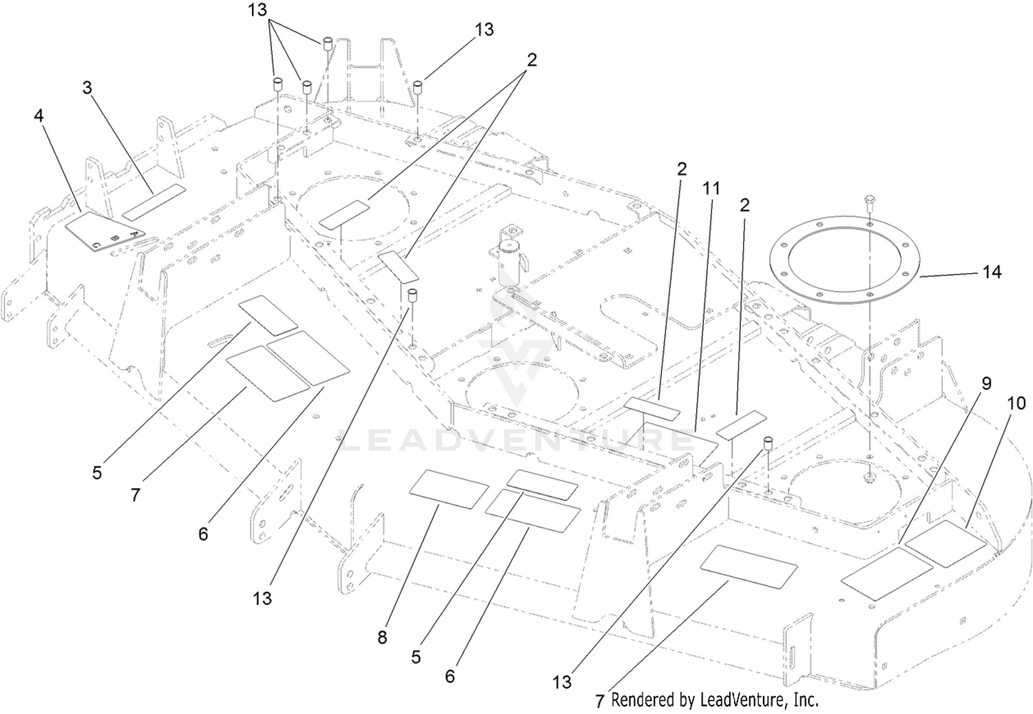 Deck Assembly No. 121-6425