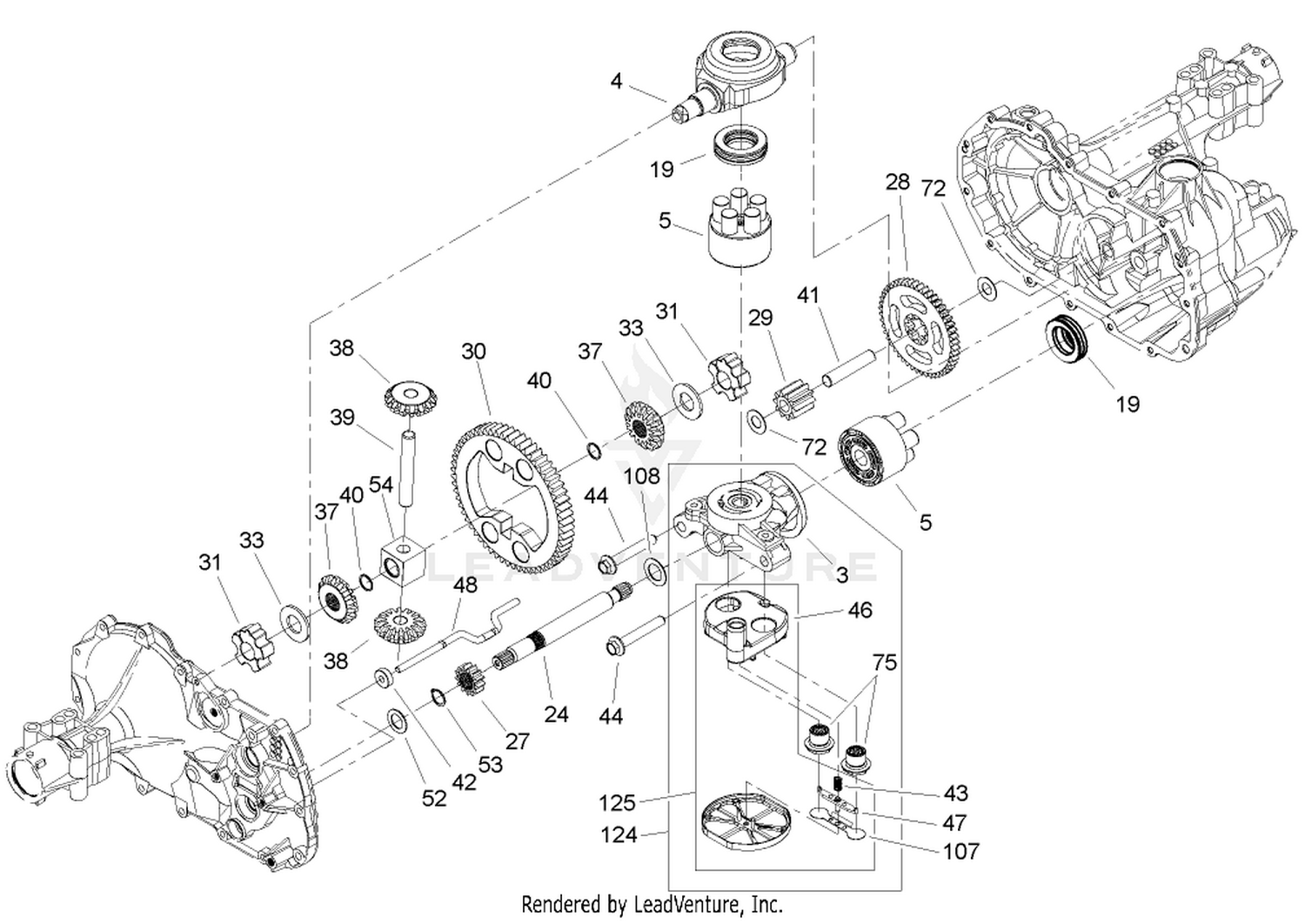 Gear Assembly  Transaxle No. 104-1760
