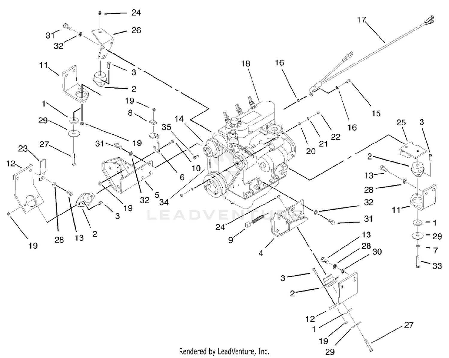 Engine Installation Assembly