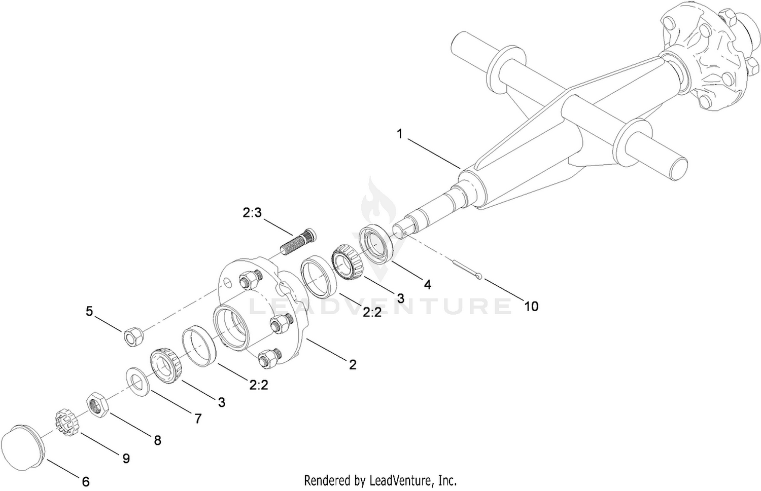 Walking Beam Assembly No. 119-6930