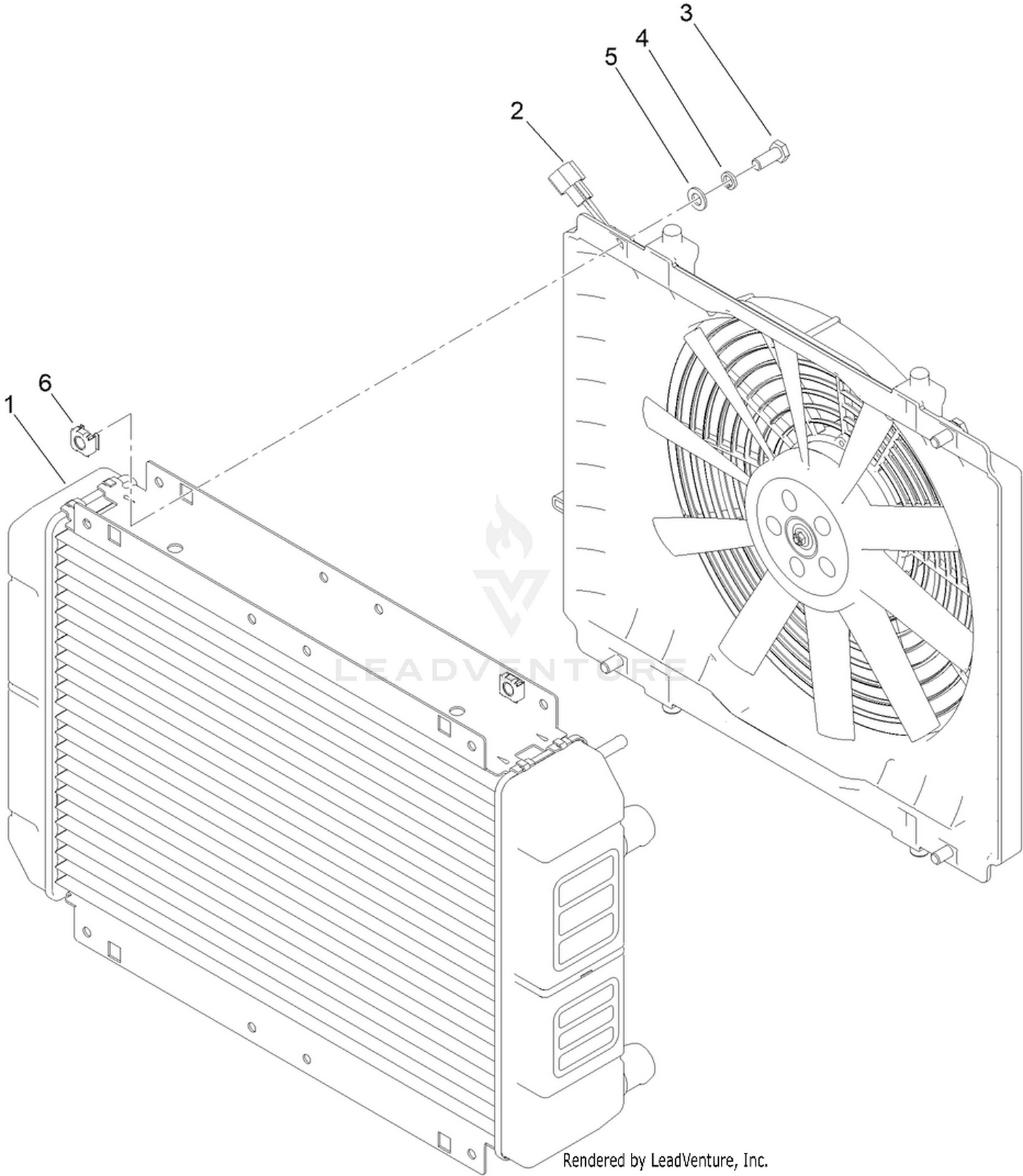 Radiator Assembly No. 161-5206