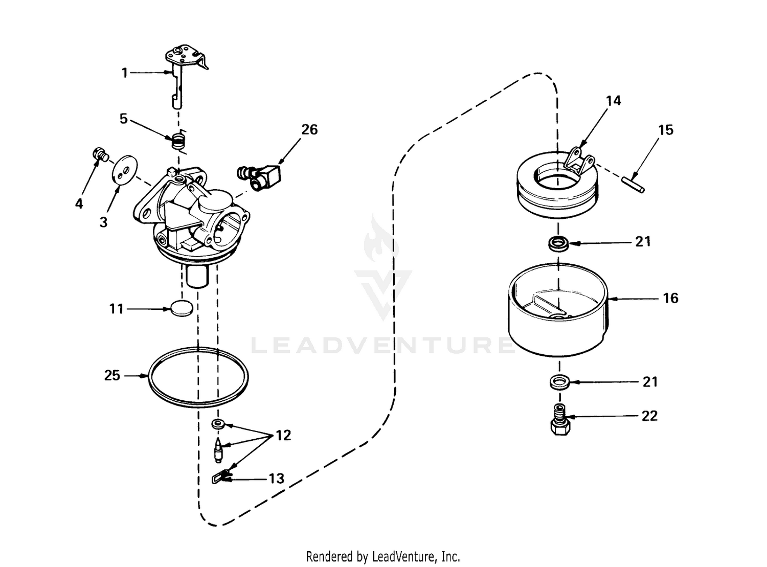 Carburetor No. 631831 (models 20517, 20644 And 20657)