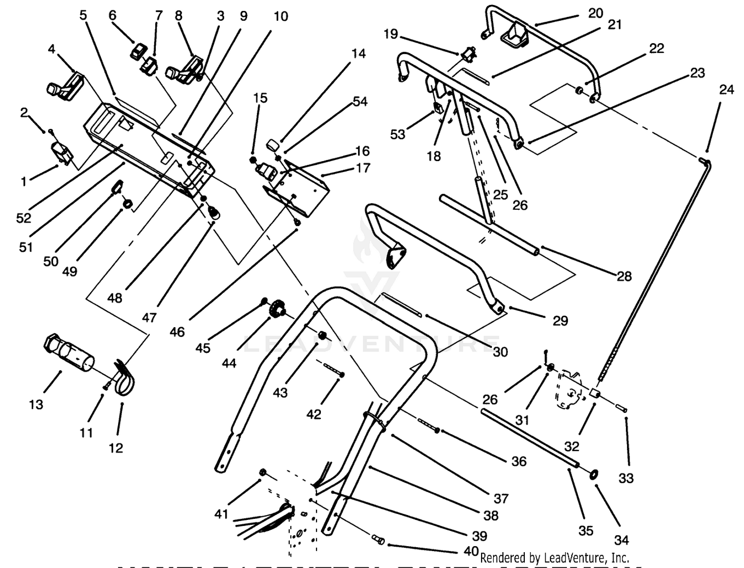 Handle/control Panel Assembly