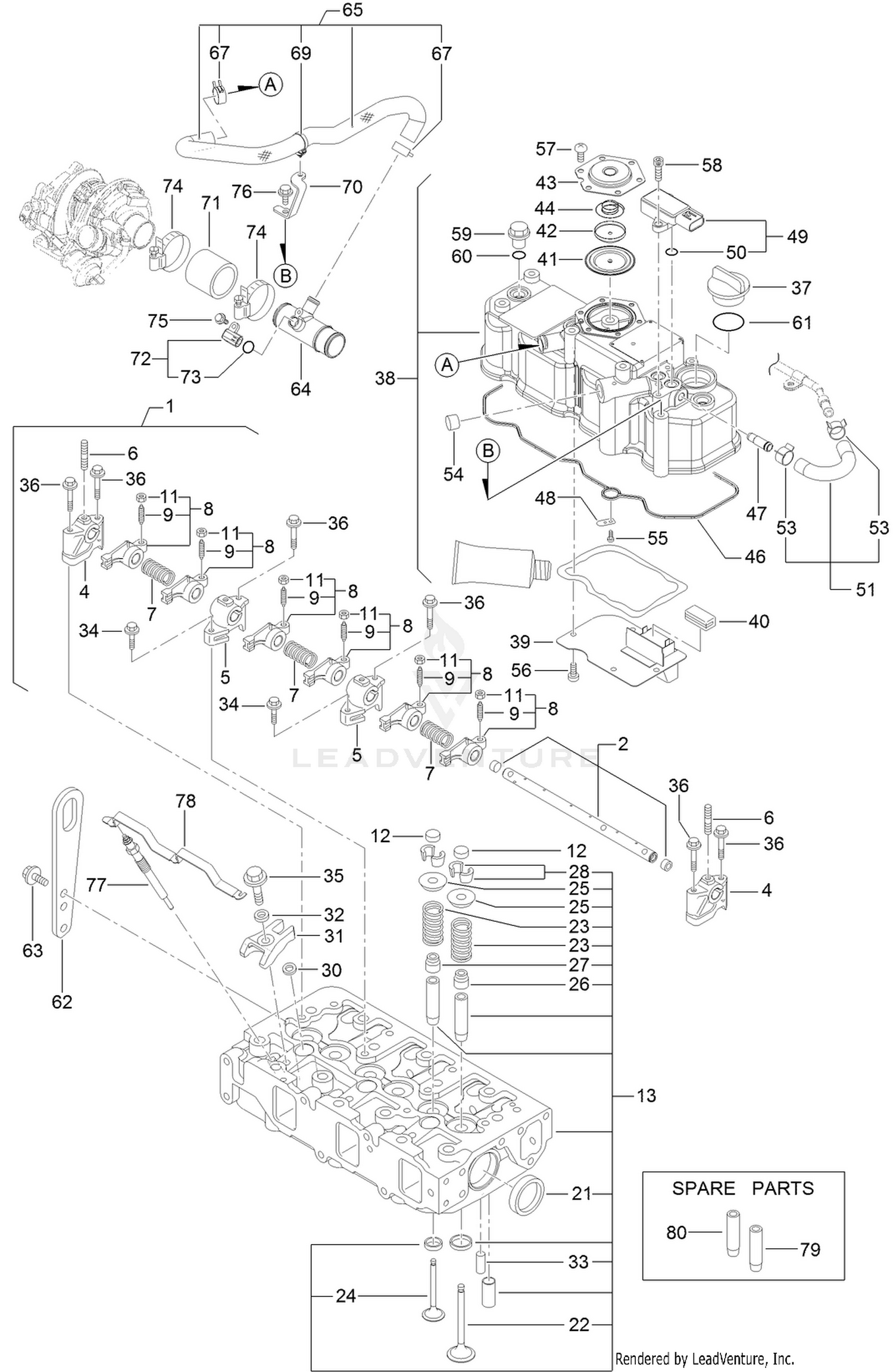 Cylinder Head and Cover Assembly