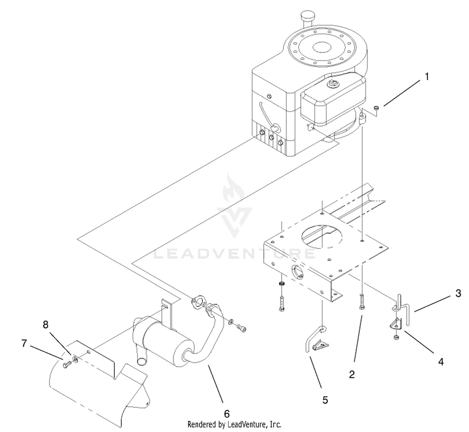 Engine System Components Assembly
