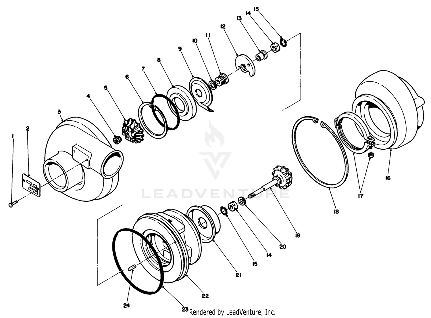 Turbo-Charger Assembly No. 70-6430