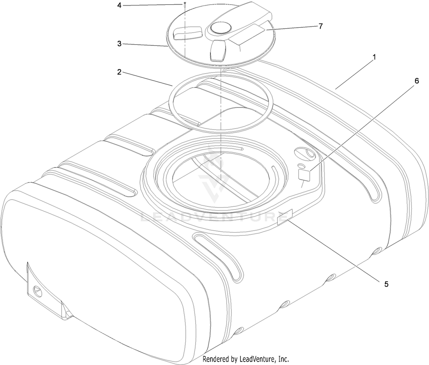 Replacement 200-Gallon Tank Assembly No. 119-9405