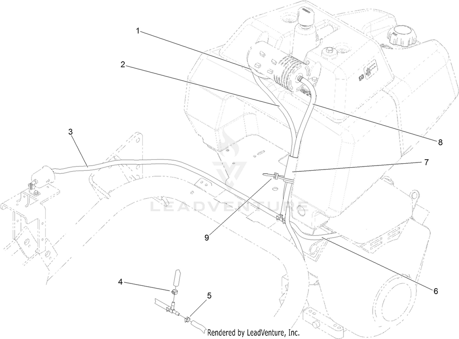 Carb System Routing Assembly