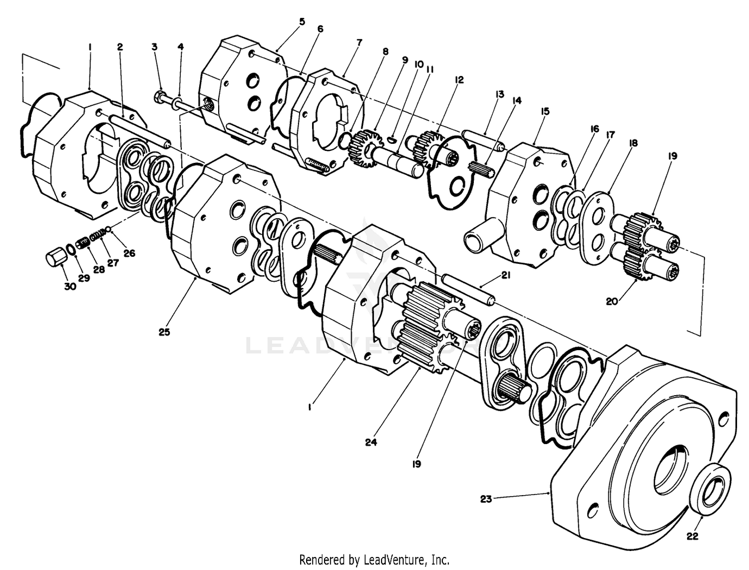 Hydraulic Pump No. 75-0800