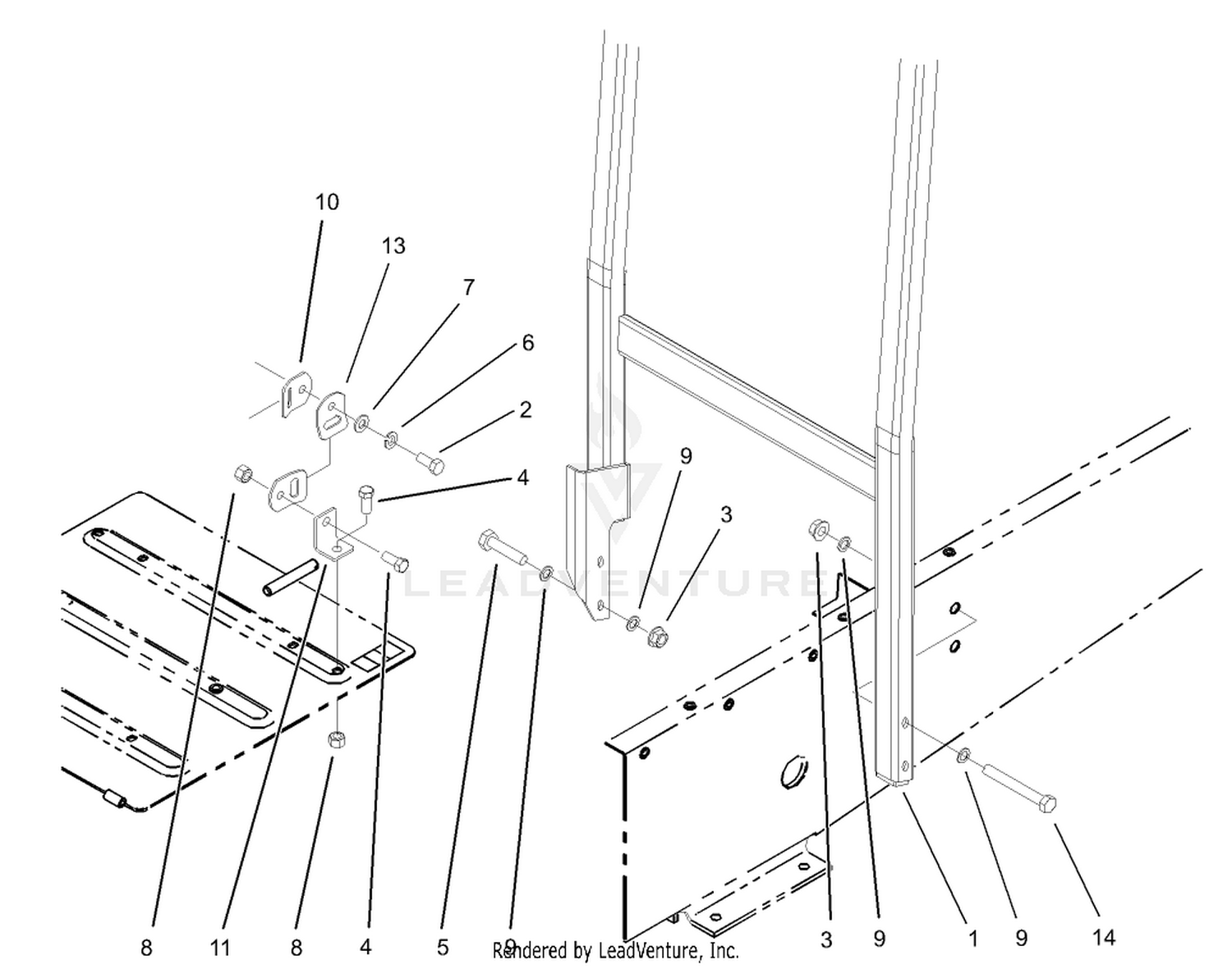 Roll-Over-Protection-System Assembly