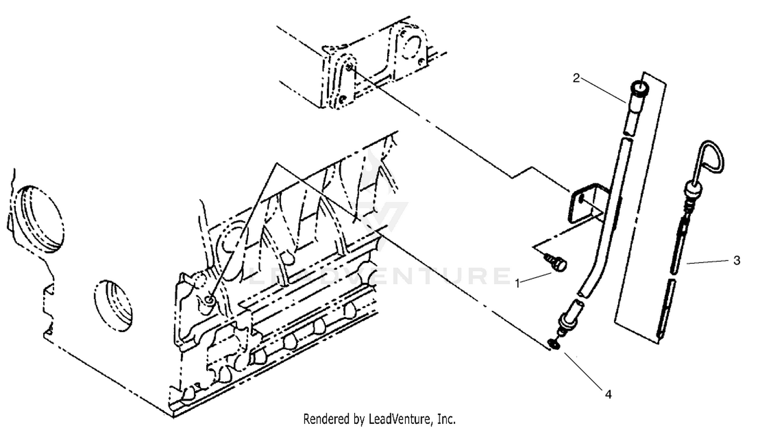Dipstick and Guide Assembly