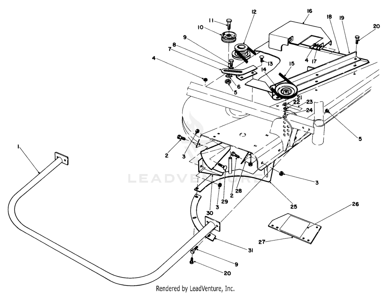 Grass Collection System Model No. 30557 (continued) (for Cutting Unit Model 30555)