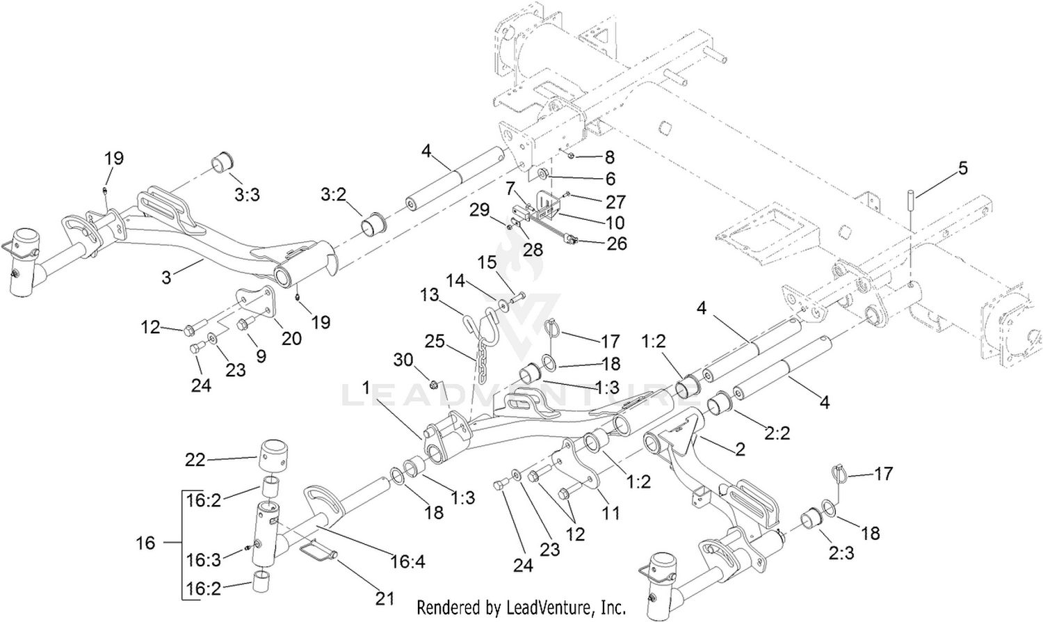 Front Lift Arm Assembly