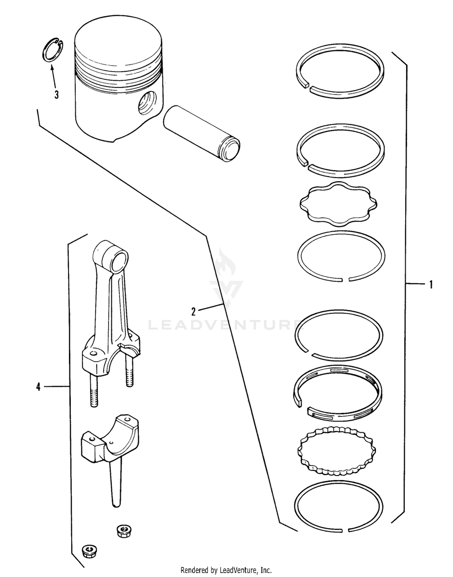 KOHLER PISTON  RINGS
