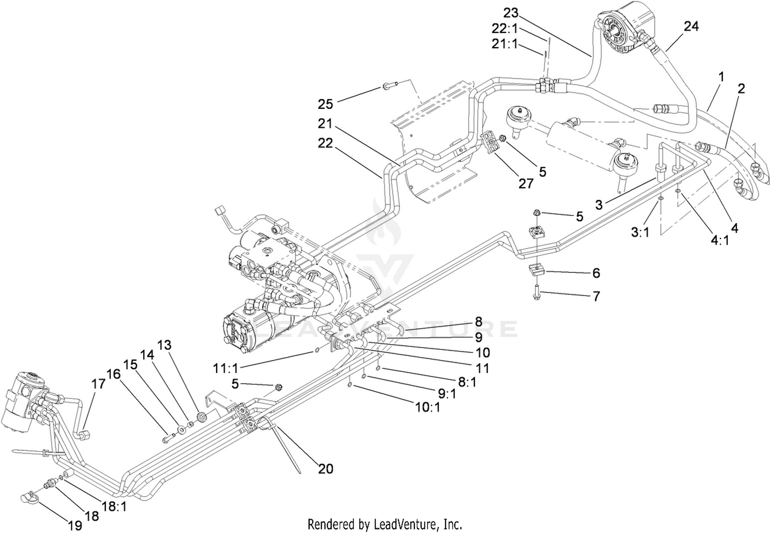 Steering Hydraulic Assembly