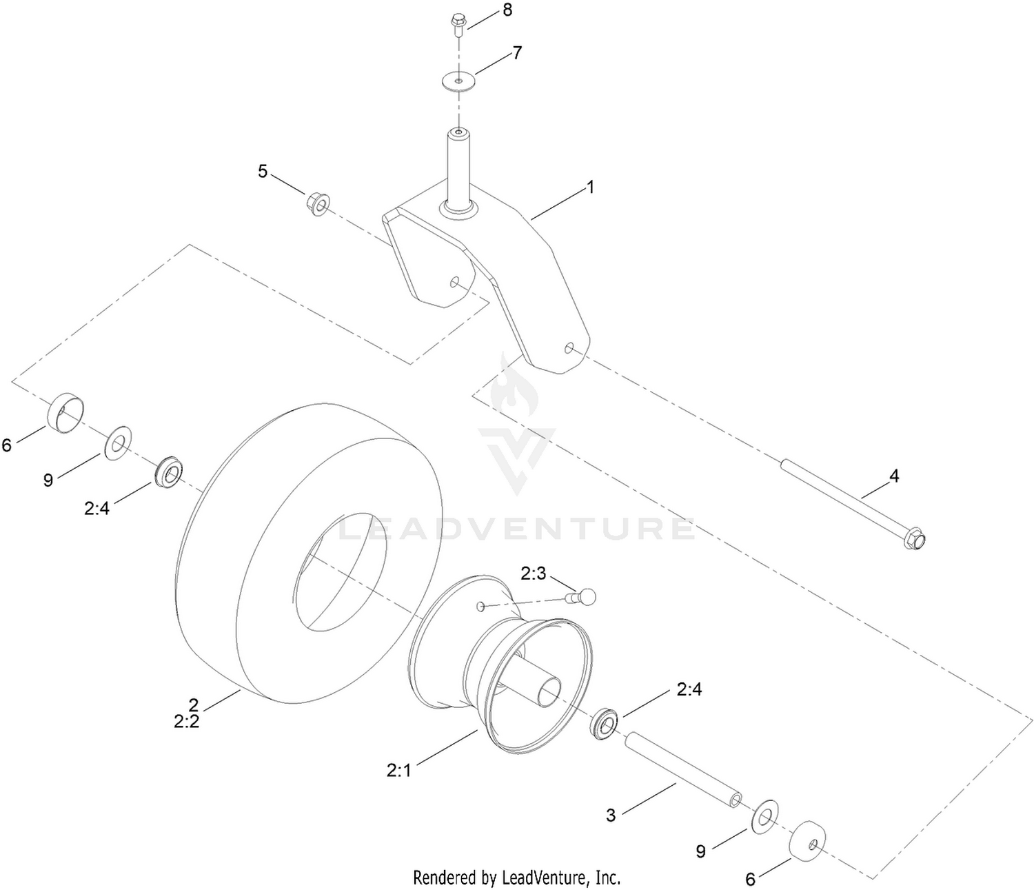 Caster Wheel Assembly