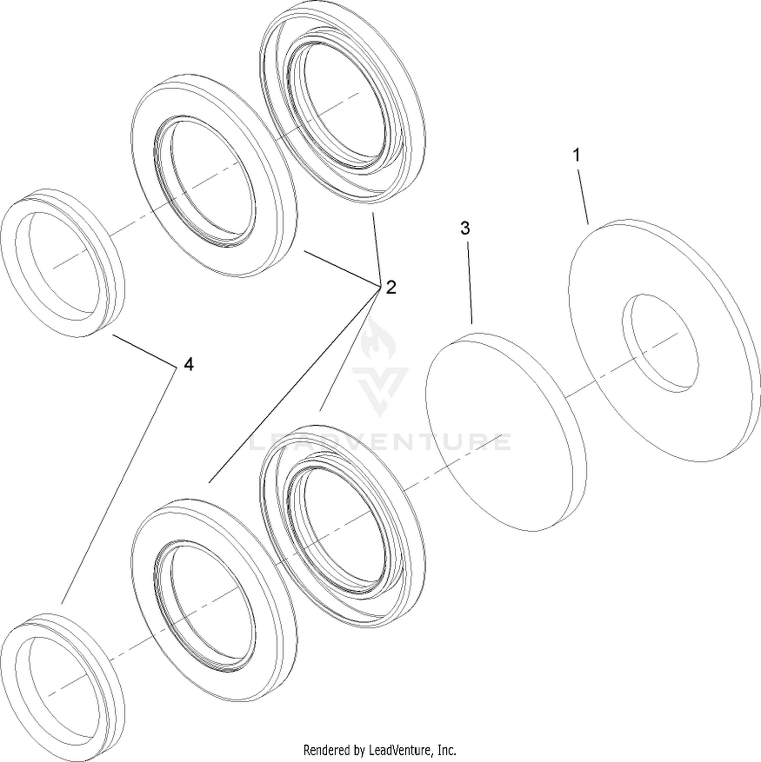 Reel Rebuild Kit Assembly