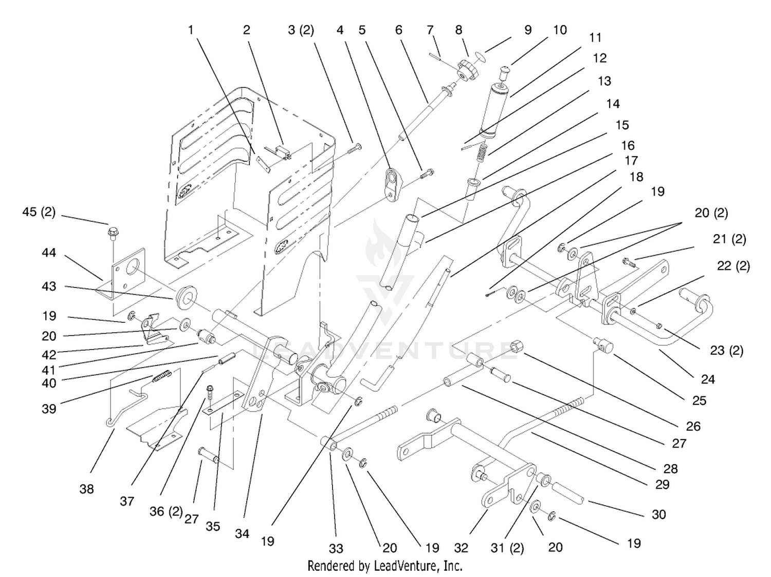Lift Lever And Height Of Cut