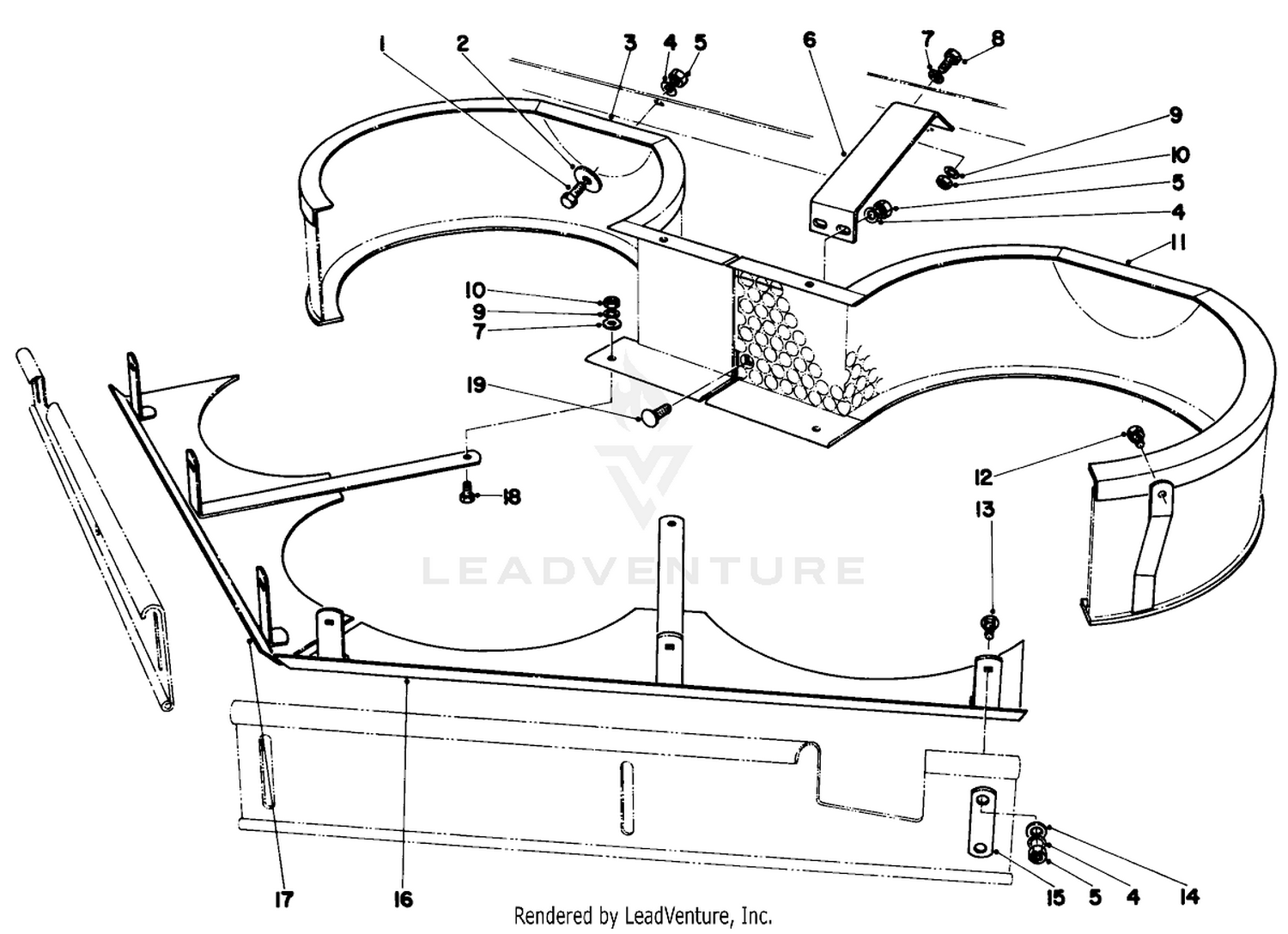 Leaf Mulching Kit No. 2-9539 (optional)